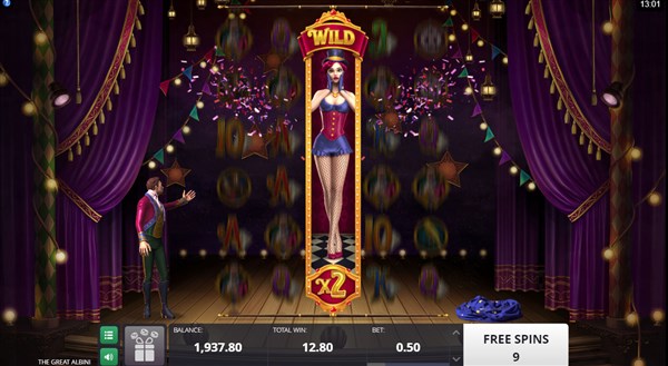 The Great Albini Slots Free Spins